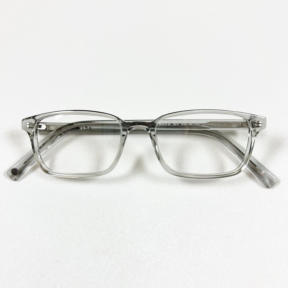 Warby Parker Eyeglasses Wilkie 165 Clear Rectangular Minimalist Frame 50-18-145 main image 9